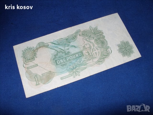 Великобритания 1 паунд 1964 г, снимка 2 - Нумизматика и бонистика - 23590583