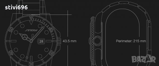 Часовник SINOBI ново.,. , снимка 5 - Мъжки - 19855750