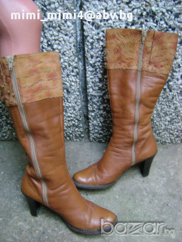 ботуши-естествена кожа, снимка 7 - Дамски ботуши - 8343963