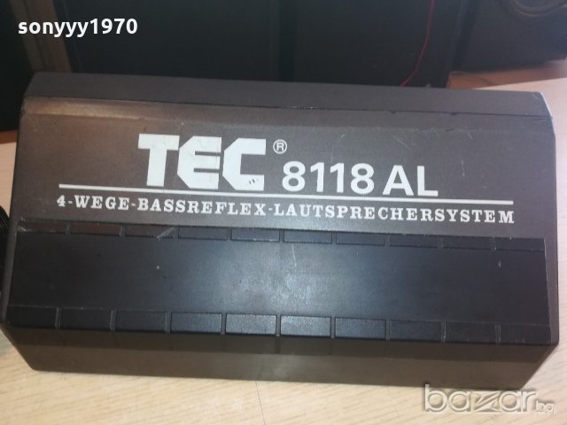 tec 8118al two bass-2x100w-28х15х13см-внос швеицария, снимка 14 - Тонколони - 20963608