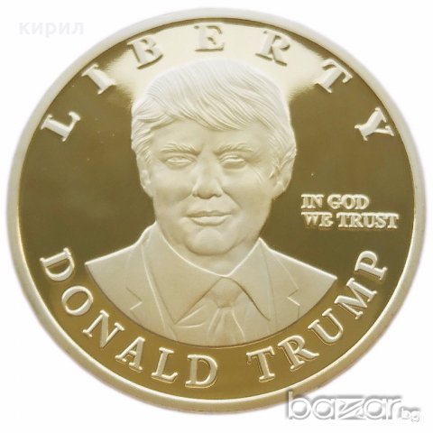 МОНЕТА ДОНАЛД ТРЪМП 2, снимка 2 - Нумизматика и бонистика - 20264469