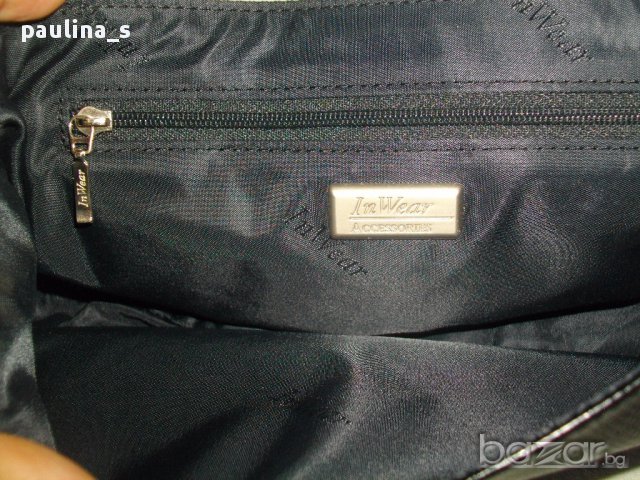 Мини чанта от змийска кожа и текстил ”In Wear”®, снимка 4 - Чанти - 14661270