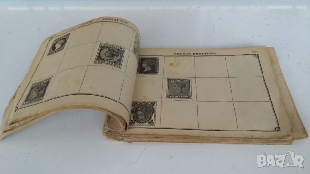 Класьор за пощенски марки ретро, снимка 3 - Филателия - 24924291