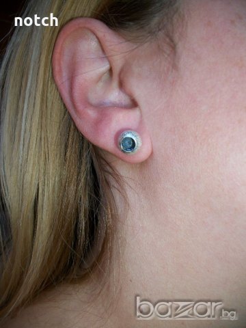 Сребърни обеци, снимка 2 - Обеци - 19309679