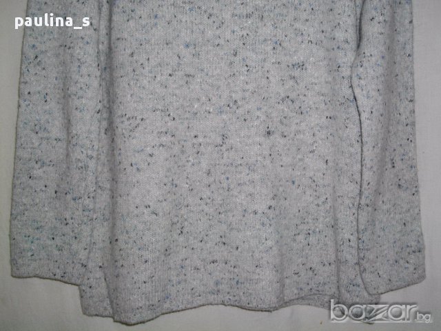 Италиански пуловер с якичка - вълна / голям размер , снимка 9 - Блузи с дълъг ръкав и пуловери - 16208832