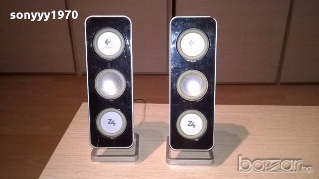 Logitech тонколони-2бр-23х8х7см-внос швеицария, снимка 3 - Тонколони - 17644453