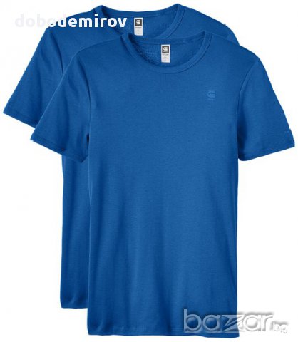 Нови тениски 2 броя пакет G star Raw T-shirt double pack, оригинал, снимка 10 - Тениски - 13610360