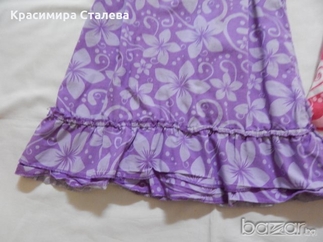 Рокли-5-6 год.-100% памук, снимка 4 - Детски рокли и поли - 19012358