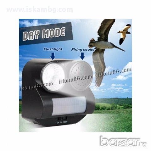 Птицегон - звуков електронен апарат с PIR датчик, снимка 3 - Други спортове - 13788486