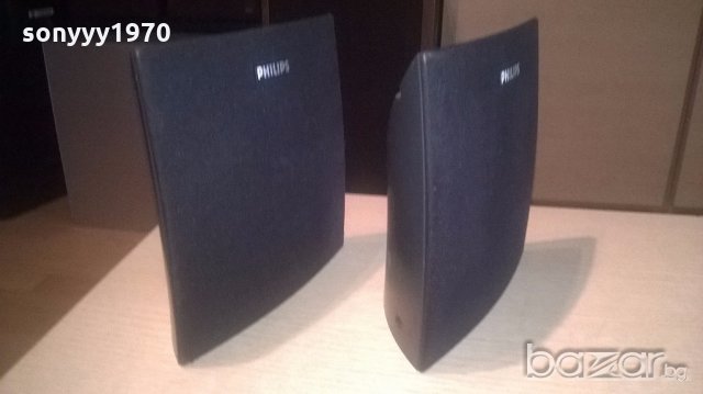 philips-2бр тонколони-19х19х8см-внос швеицария, снимка 5 - Тонколони - 18772909
