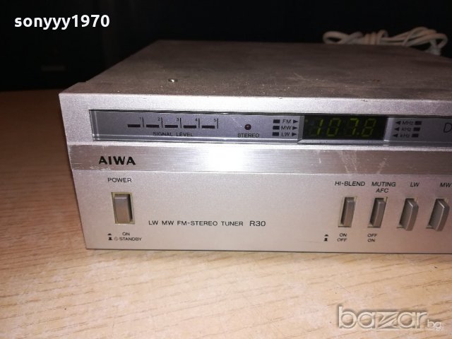 aiwa stereo tuner-made in japan-внос швеицария, снимка 4 - Ресийвъри, усилватели, смесителни пултове - 21123960