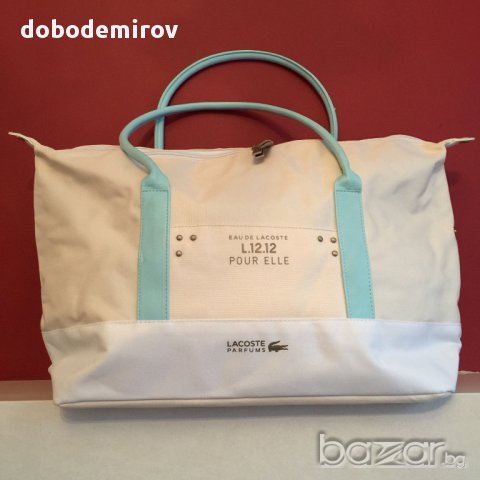 Нова чанта Lacoste POUR ELLE Holdall/Travel Bag, оригинал, снимка 11 - Чанти - 15911254