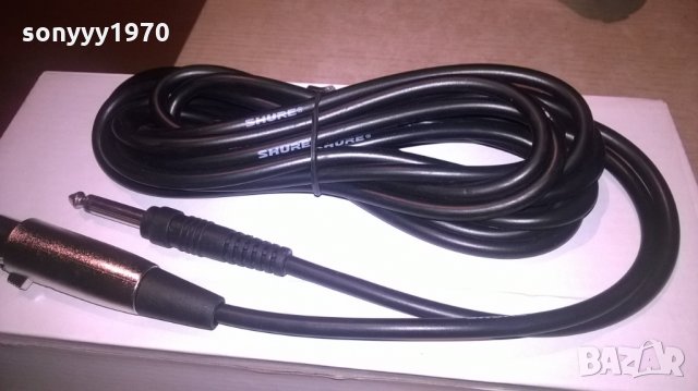 SHURE//shure-ПРОФИ-кабел за микрофон-нов-внос швеицария, снимка 4 - Микрофони - 25026749