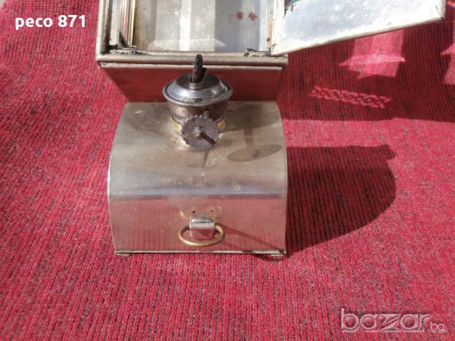Рядък стар ветроупорен фенер, снимка 12 - Антикварни и старинни предмети - 17246054