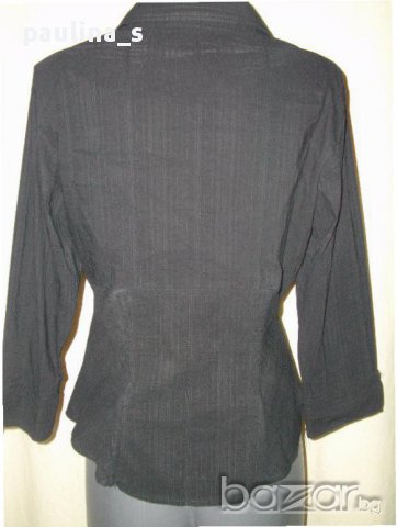  Черна риза с корсет "H&M" / голям размер , снимка 5 - Ризи - 14669095