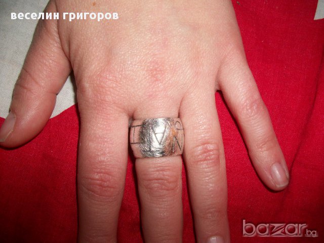 сребърен пръстен, снимка 2 - Пръстени - 10936298