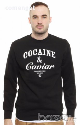 НОВО! Мъжка блуза COCAINE с CAVIAR дизайн! Бъди различна, поръчай С Твоя идея!, снимка 2 - Блузи - 12768494
