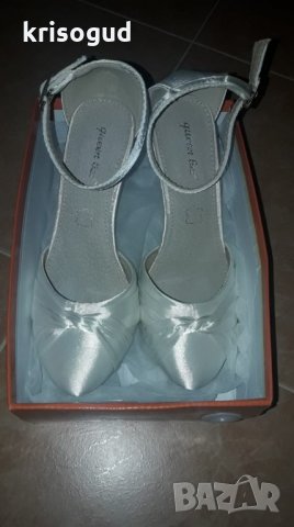 Елегентни официални сатенени обувки, НОВИ! Номер: 38, снимка 3 - Други - 21710799