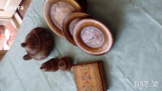 Съдове от дърво, снимка 2 - Антикварни и старинни предмети - 22243762
