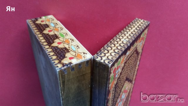 Красива Стара Дървена Кутийка от 1967година, снимка 4 - Антикварни и старинни предмети - 18319928