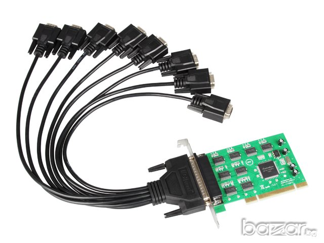 iOCrest контролери USB/PCI/PCI-E към LPT/RS232 2/4/6/8 порта, снимка 3 - Кабели и адаптери - 19494097