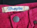 Джинси кадифе червено Wrangler нови р.27 чарлстон, снимка 3