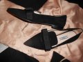 Дамски елегантни оригинални  обувки Prada Women's Black Loafer 100 % кожа , снимка 4