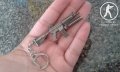 M16 автоматично оръжие ключодържател 1:1 реалистично, снимка 4