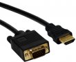 Информационен кабел Кабел HDMI-VGA, снимка 1 - Кабели и адаптери - 11642089