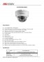 HIKVISION DS-2CD2120F-I - 2 мегапиксела с инфрачервено осветление, 2.8 mm обектив IP куполна камера, снимка 2