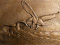 "орлово гнездо"-бронзова пластика,барелеф, снимка 1 - Антикварни и старинни предмети - 15382986