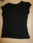 Черна дамска тениска ZARA - размер М, снимка 2