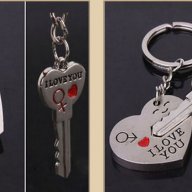 2 броя ключодържатели подарък за влюбени ключодържател "I love you" , снимка 3 - Други - 17401725