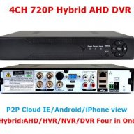 2018г. AHD-М 720p AHR IP NVR 4 Канален DVR За Ahd-М / 720Р / 1080H Аналогови или IP Камери, снимка 9 - Камери - 14291524