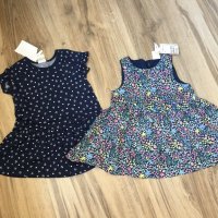Оригинални нови цветни роклички H&M! 68р, снимка 1 - Бебешки рокли - 24741749