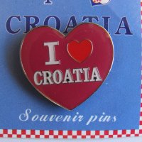  Значка - емблема на Хърватска, снимка 2 - Колекции - 24641540