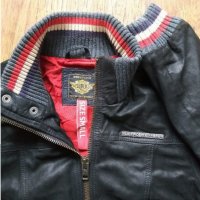 superdry womens leather jacket - страхотно дамско кожено яке, снимка 2 - Якета - 23692773