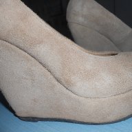 Обувки платформа - естествен велур, снимка 8 - Дамски ежедневни обувки - 8722113