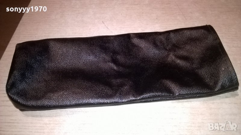 кожен калъф-made in gdr-27х11см-за микрофон, снимка 1