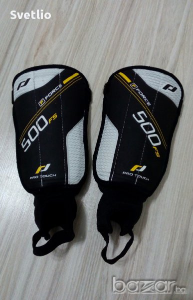 PRO TOUCH Shin Guard Force 500 FS - Black/White/Yellow, снимка 1