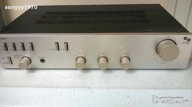 schnеider team 6051a-hi-fi/universum lv812-stereo amplifier-213watts-нов внос от швеицария, снимка 1