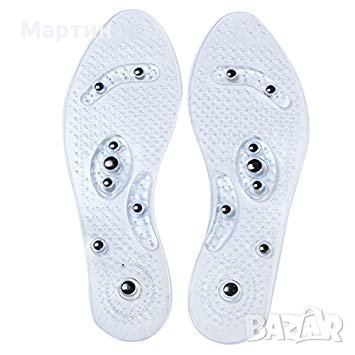 Стелки с магнити за магнитна терапия и масаж Облекчаване на болката за краката, снимка 1