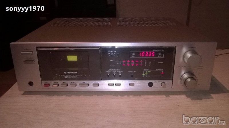 pioneer rx-30 cassette receiver-made in japan-внос франция, снимка 1