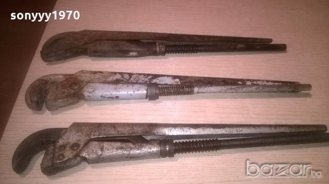 СТАРИ ЯКИ-раздвижни ключове 40см-65лв за брои, снимка 3 - Ключове - 19775986