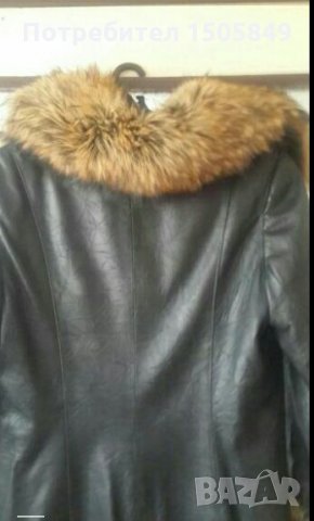 Дамско кожено палто, снимка 2 - Палта, манта - 22647991