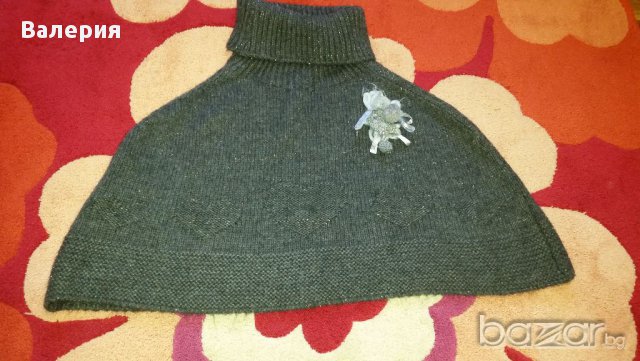 Пончо за момичета, снимка 1 - Детски пуловери и жилетки - 17920333