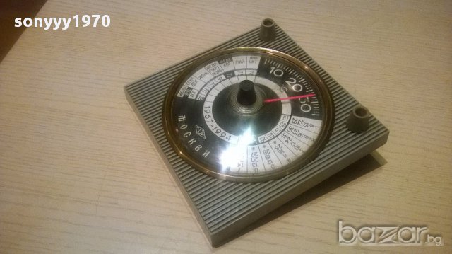 Москва-стар термометър/календар-15/15см, снимка 11 - Антикварни и старинни предмети - 14026733