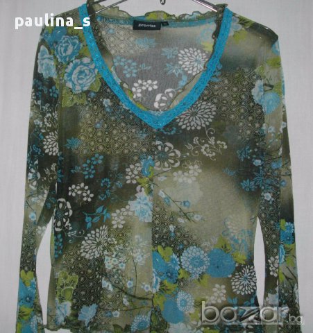 Екзотична еластична блуза / топ "Promiss" / унисайз , снимка 5 - Блузи с дълъг ръкав и пуловери - 15885422