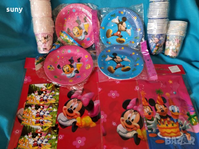 Парти артикули Мики и Мини Маус