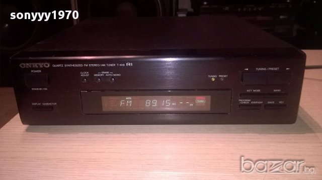 Onkyo t-409 stereo tuner-made in japan-внос швеицария, снимка 8 - Ресийвъри, усилватели, смесителни пултове - 15804349